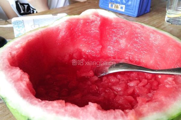 自制西瓜汁的做法图解2