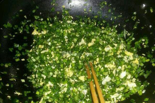 韭菜鸡蛋馅儿水饺的做法图解4