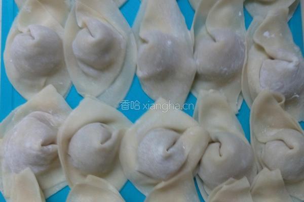 猪肉薄皮大馄饨的做法图解4