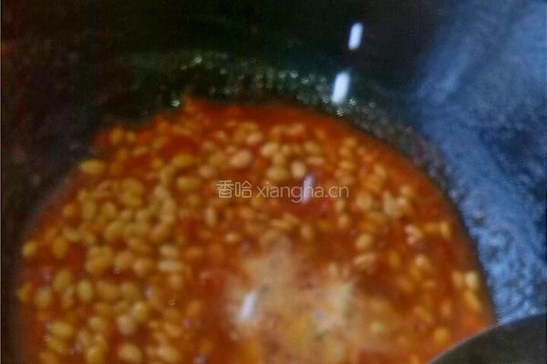番茄烩黄豆的做法图解9