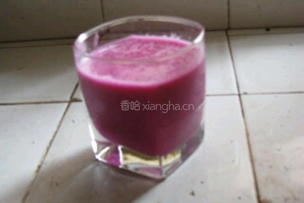 火龙果香蕉奶昔