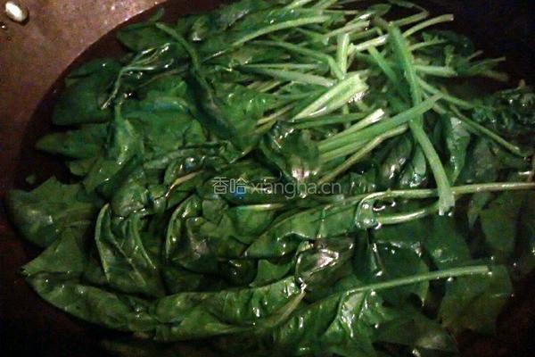 凉拌菠菜金针菇的做法图解2