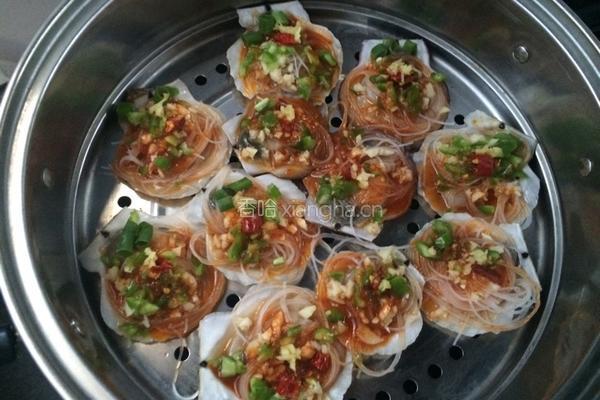 蒜蓉粉丝扇贝的做法图解4