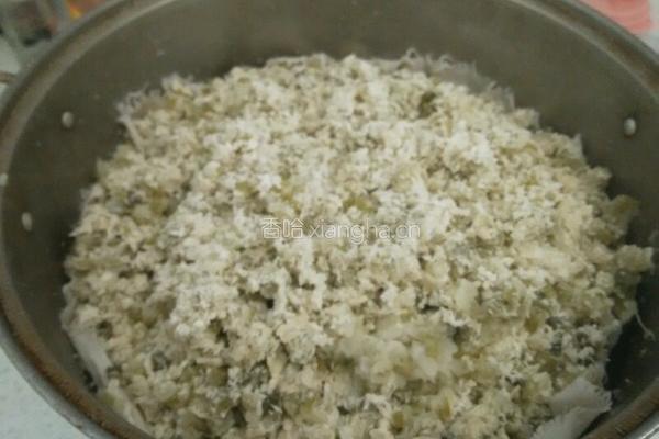 豆角苦绿的做法图解1