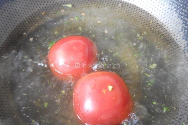 番茄炒西兰花的做法图解5