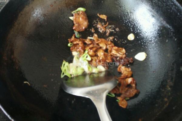 豆角炒肉的做法图解4