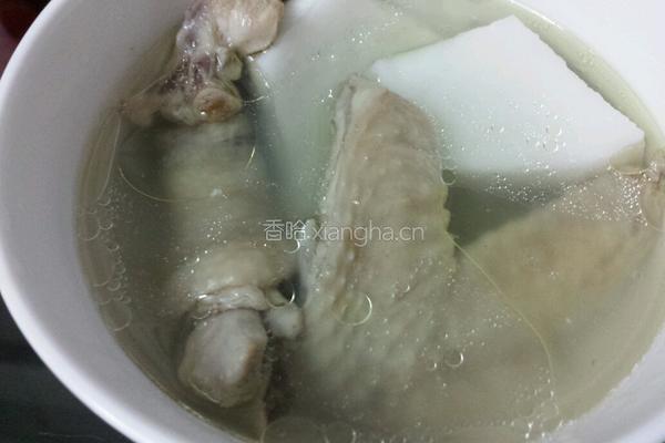 椰子煲鸡的做法图解4