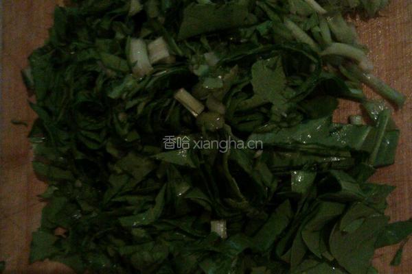 海白菜麦饭的做法图解2