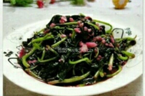 蒜蓉苋菜的做法图解4