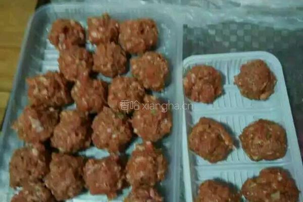 糯米丸子的做法图解2