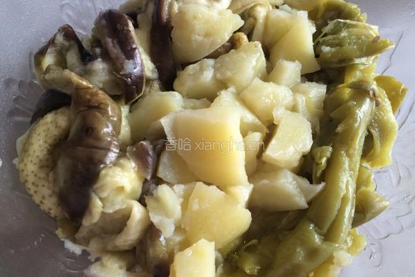 蒜泥茄子土豆的做法图解4
