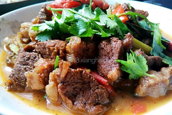 西红柿烧牛腩的做法图解6