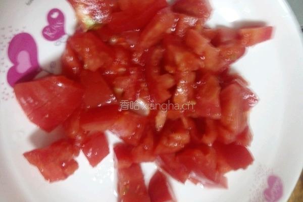 番茄菜花的做法图解4