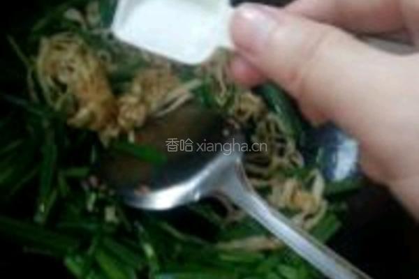 蚝油韭菜炒豆皮的做法图解6