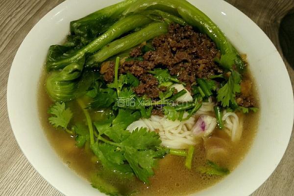 牛骨汤牛肉碎面的做法图解5