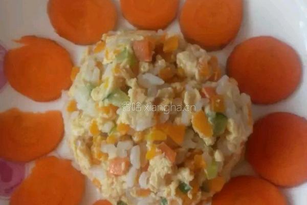蔬菜丁鸡蛋抱饭的做法图解9