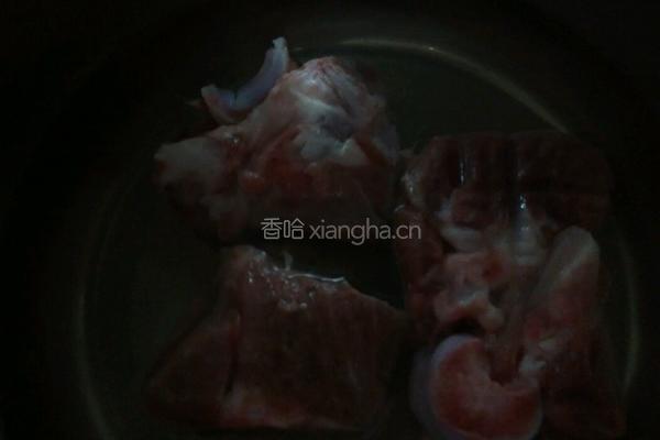 奶白菜猪骨汤的做法图解4