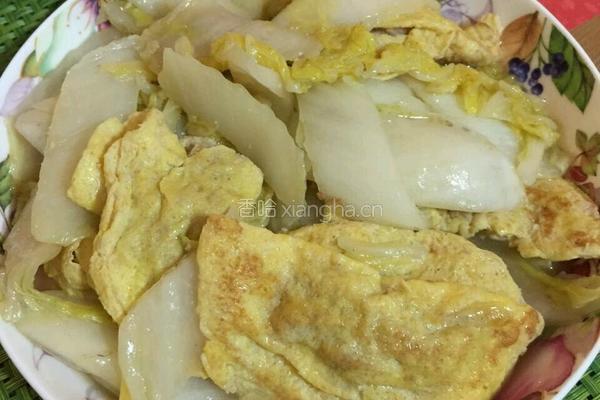 大白菜蛋饺的做法图解5