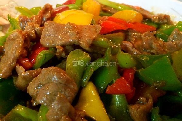彩椒孜然牛肉的做法图解8