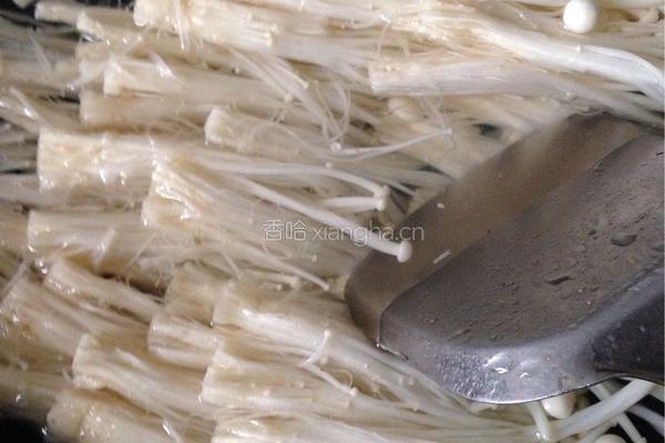 凉拌金针菇的做法图解4