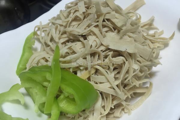 韭菜炒千张的做法图解2