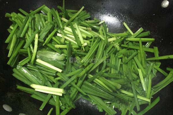 韭菜炒千张的做法图解4