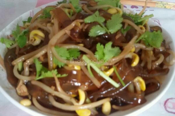 黄豆芽炒粉条的做法图解9