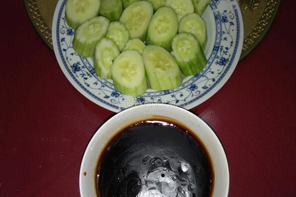 黄瓜甜面酱的做法图解4