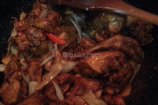 小鸡炖蘑菇的做法图解20