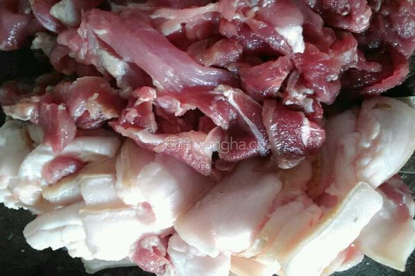 盐煎肉的做法图解1