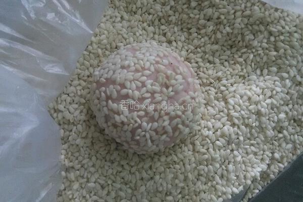 彩色麻团的做法图解9