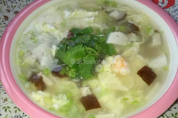 三鲜豆腐羹的做法图解9