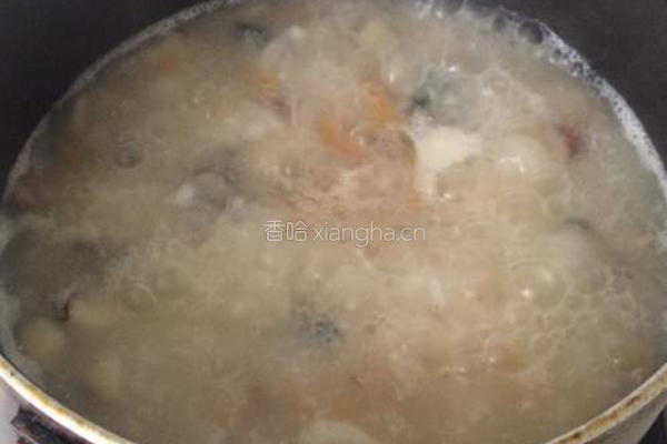 皮蛋瘦肉粥的做法图解9