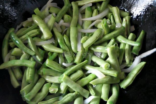 老北京素焖扁豆面(二人量)的做法图解6