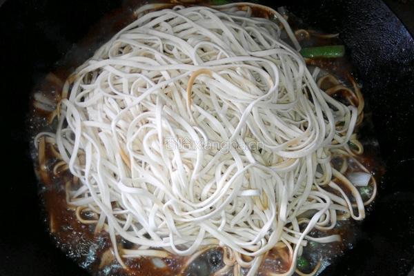 老北京素焖扁豆面(二人量)的做法图解8