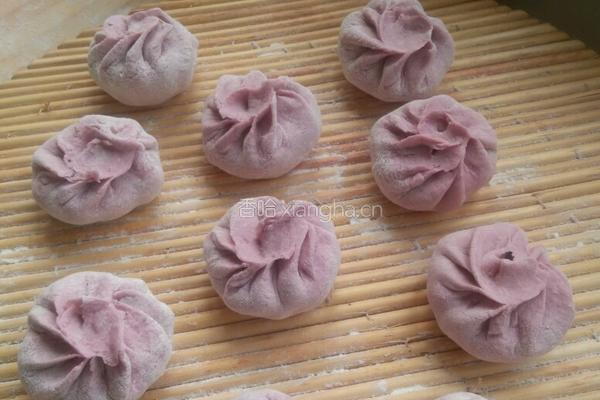 紫薯香菇茄子蒸包的做法图解9