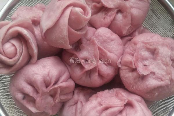 紫薯香菇茄子蒸包的做法图解11