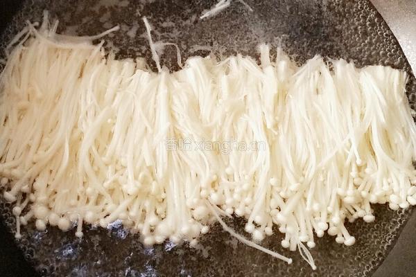 凉拌金针菇的做法图解4
