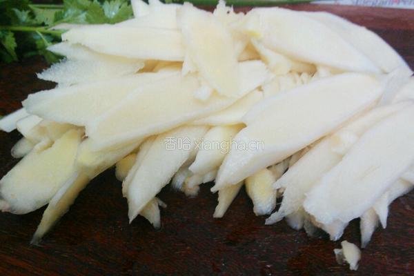 子姜爆炒五花肉的做法图解4