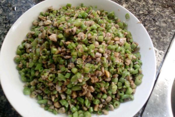蚬肉炒豆角的做法图解9