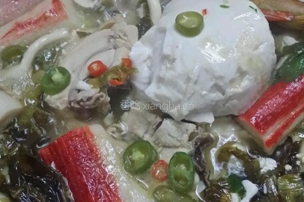 酸菜豆花的做法图解10