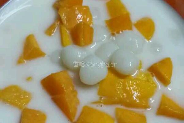 芒果汤圆的做法图解3
