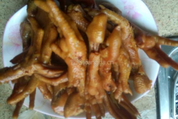 快卤拼盘（鸡爪，鸭掌，猪尾）的做法图解4