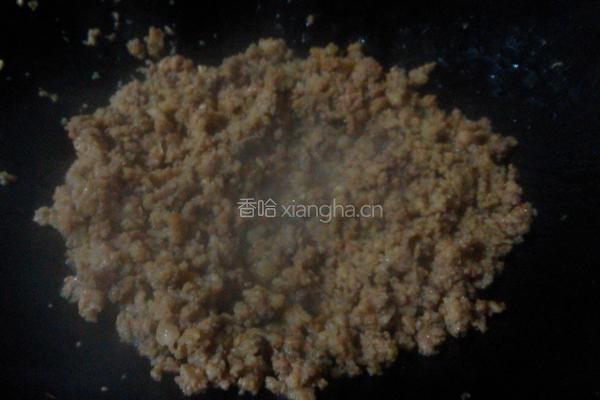 豆芽肉沫炒面的做法图解5