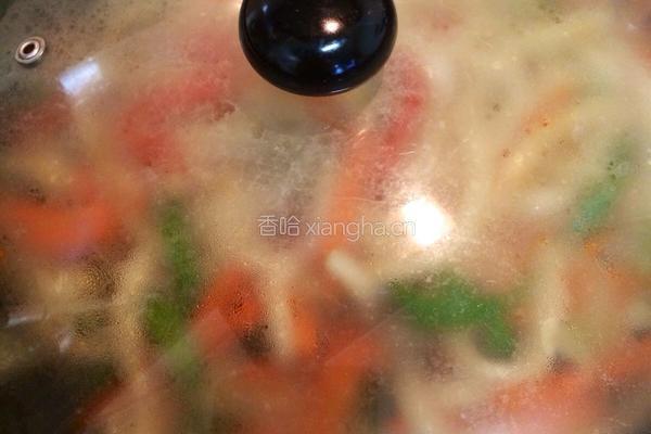 炒乌冬面的做法图解8