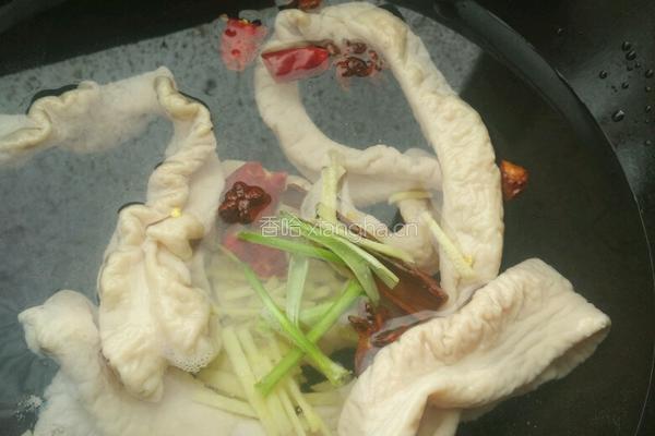 爆炒肥肠的做法图解3