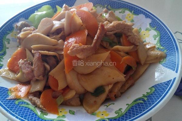 肉炒杏鲍菇的做法图解8