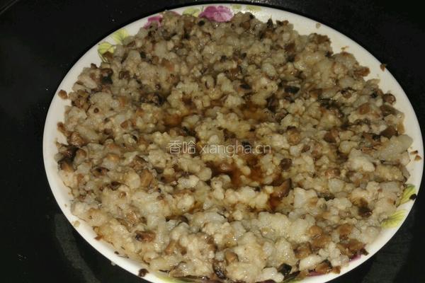 冬菇蒸肉饼