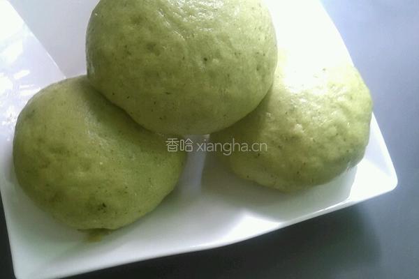 菠菜绿肉包的做法图解5