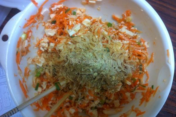 豆腐胡萝卜丸子的做法图解4